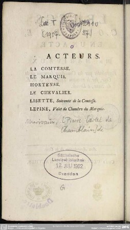 Acteurs