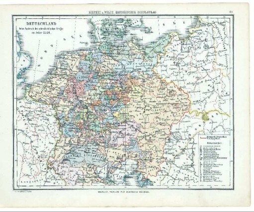 27. Deutschland beim Ausbruch des schmalkaldischen Krieges im Jahre 1546