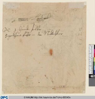 Handschriftlicher Sammlervermerk