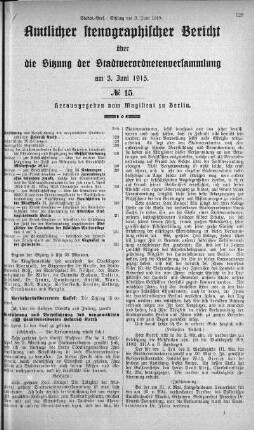 No. 15, 3. Juni 1915