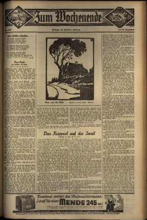 Zweite Ausgabe vom Sonntag, den 15. Dezember 1935.
