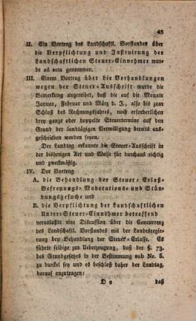Auszüge aus den Verhandlungen des ... versammelten Landtags des Herzogthums [Sachsen] Meiningen. 1826