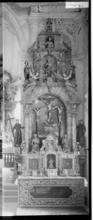Hechingen Franziskanerkirche Sankt Luzen Südlicher Seitenaltar