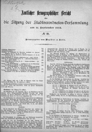No 28, 14. September 1882