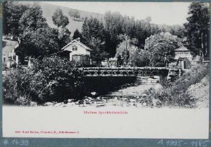 Eisenbahnstation Spechtritzmühle in Spechtritz (Rabenau) im Rabenauer Grund