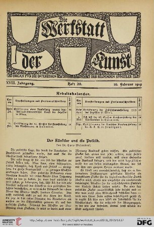 18: Der Künstler und die Politik