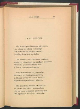 A la antigua