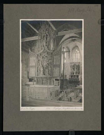 280, Creglingen. Herrgottskirche, Marienaltar. (Nr. 3574).