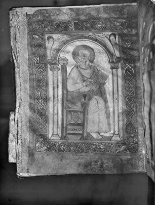 Codex Eyckensis — Miniatur des Evangelisten Matthäus