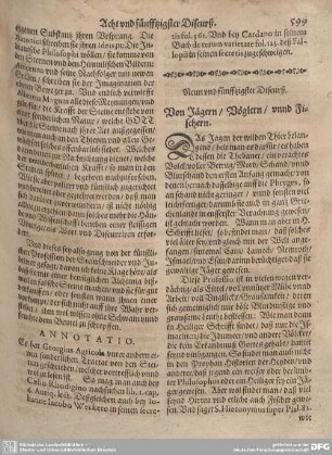 Neun und fünffzigster Discurß. Von Jägern/ Vöglern/ unnd Fischern.