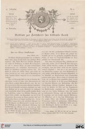 Aus dem Wiener Künstlerhause