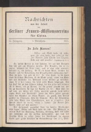 3. Vierteljahr. 1915