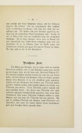 Preußens Heer