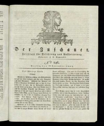 No. 146 - 6. December 1821