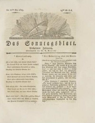 19, 1829: Stück