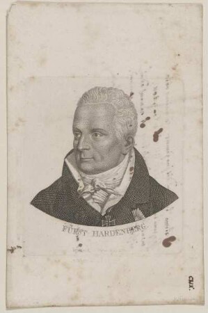Bildnis des Karl August von Hardenberg