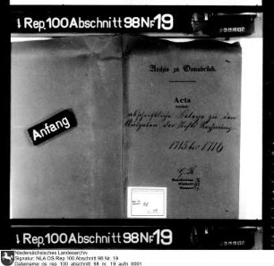 Abschriftliche Belege zu den Ausgaben der Stiftsrechnung