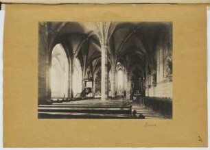 Kirche, Enns: Innenansicht (aus: Skizzen- und Fotoalbum 21)