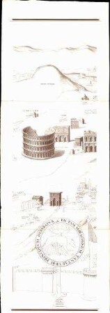 Siebenteilige Karte von Rom - Tav. VIII