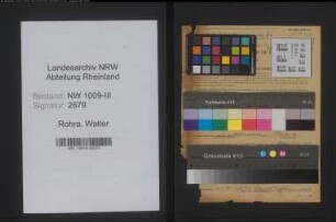 Entnazifizierung Walter Rohra , geb. 23.09.1900 (Zollinspektor)