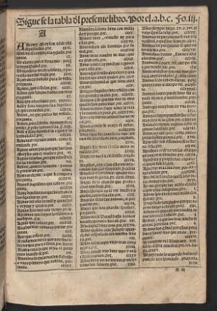 Sigue se la tabla del presente libro