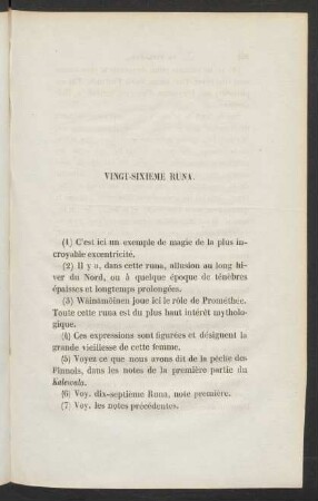 Vingt-Sixieme Runa.