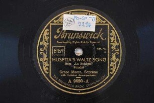 Musetta's waltz song : from "La Bohème" / Puccini