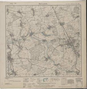 Section Bad Lausick aus: Topographische Karte (Meßtischblätter) Sachsen