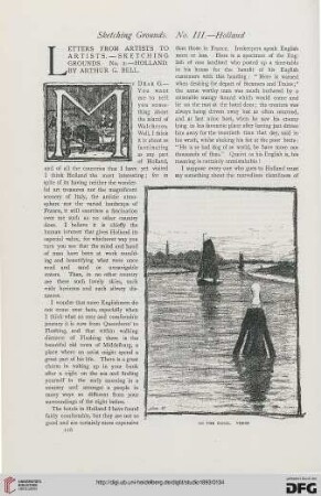1: Letters from artists to artists, [3] : sketching grounds