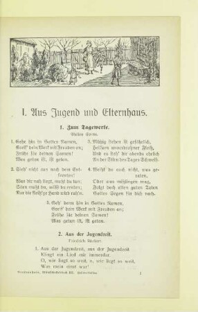 I. Aus Jugend und Elternhaus