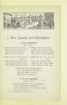 I. Aus Jugend und Elternhaus