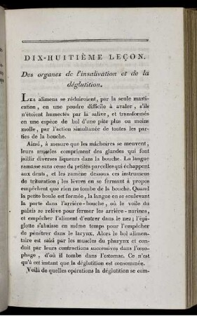 Dix-Huitiéme Leçon.