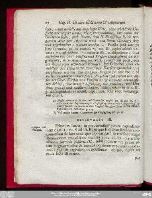 Observatio III.