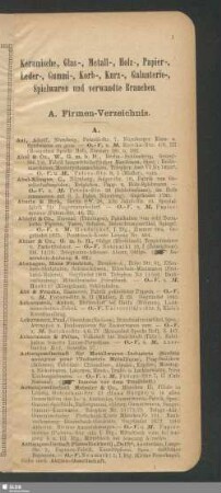 Keramische, Glas, Metall-, Kurz-, Galanterie-, Spielwaren und verwandte Branchen