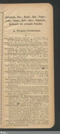 Keramische, Glas, Metall-, Kurz-, Galanterie-, Spielwaren und verwandte Branchen