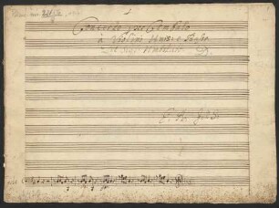 Konzerte; cemb, strings; D-Dur
