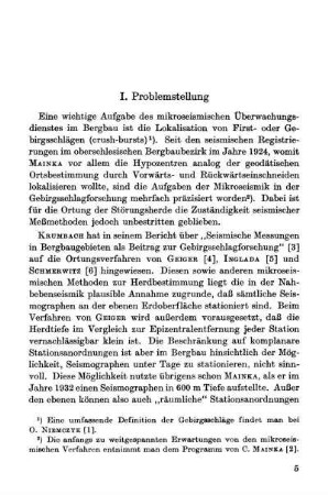 I. Problemstellung