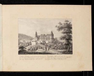 Heidelberger Schloss von Norden gesehen