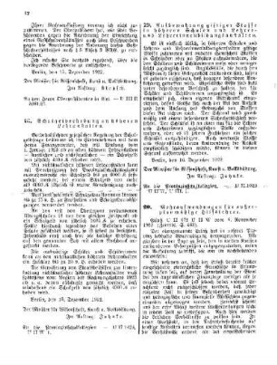 Schulgelderhebung an höheren Lehranstalten : [Amtlicher Teil]
