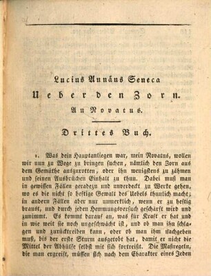 Lucius Annäus Seneca des Philosophen Werke. 2, Abhandlungen 2