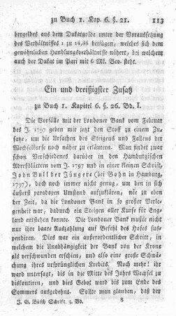 Ein und dreißigster Zusatz zu Buch 1. Kapitel 6. §. 26. Bd. 1.