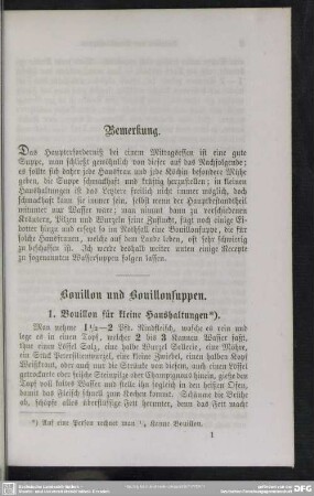 Bouillon und Bouillonsuppen