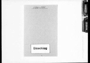 Waldausstockung (1859-1860)