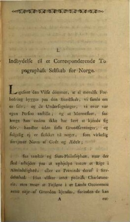 Topographisk journal for Norge. 1. 1792