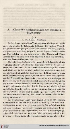 A. Allgemeine Ausgangspuncte der rationellen Begrünung