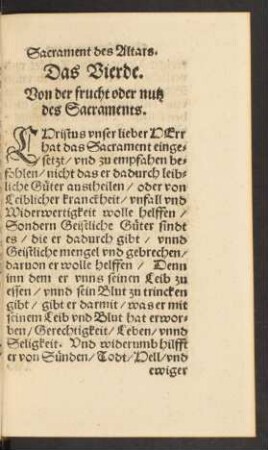 Das Vierde.