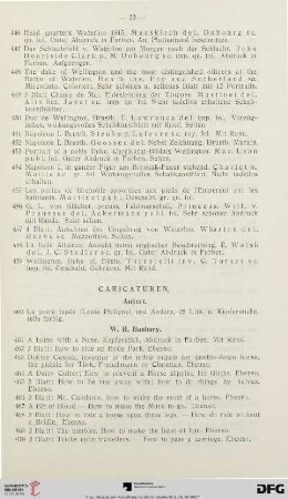 Caricaturen (Nr. 460-495)