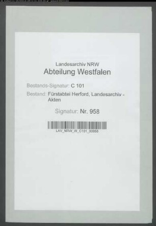 Vertrag der Kolonen Feldmann und Detert zu Hiddenhausen mit dem Kammerrat Franz Heinrich Dietrich Consbruch über den Tausch von Gehölzen