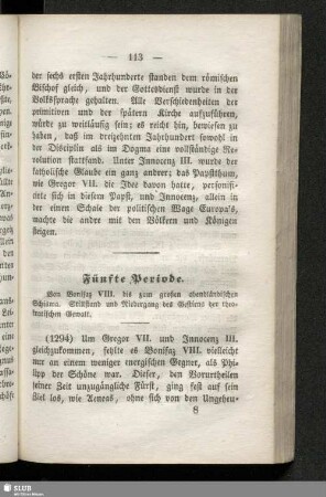 Fünfte Periode