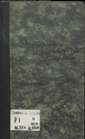 Kirchenbuchduplikat der katholischen Gemeinde Nordborchen, Kreis Paderborn - Teil der Pfarrei Kirchborchen - (GHT 1829-1858) (Gemeinde: Katholische Gemeinde Nordborchen)